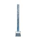 Wassersäule Kus / Sprudelsäule Corner 150 mm Durchmesser, 1450 mm Höhe mit LED