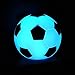 Uonlytech Lámpara de fútbol Multicolor LED Luz de Noche Lámpara Decorativa Linda Juguete Ligero de Escritorio para habitación de niños Dormitorio
