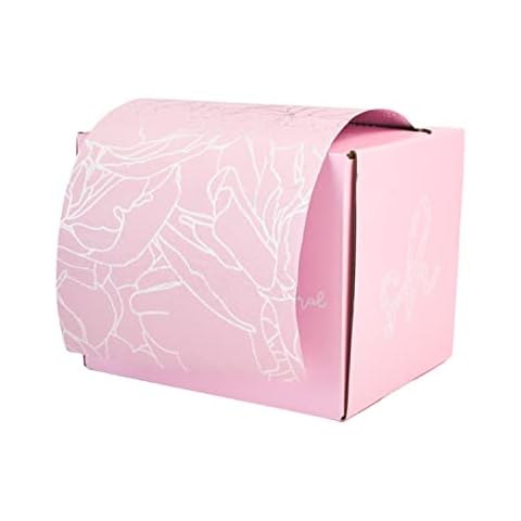 Extra Wide Hair Foil, Hairdressing Foil For Highlighting and Balayage, 12.7cm width hair foil roll with built in cutter. Embossed Foil with Pink Floral Design Cover