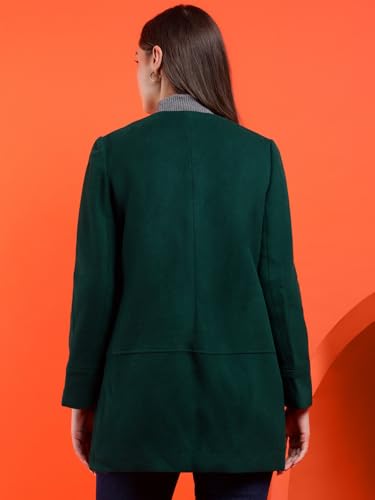 Image of KOTTY Womens Cotton Blend Standard Length Elegant Style Coat - Classic Style with Modern Detailing