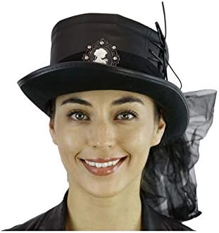 Miniatura 2 de STORM BUY Sombrero de copa de estilo steampunk para mujereshombres, científico metálico, viajero en el tiempo, disfraz de Halloween, sombrero de
