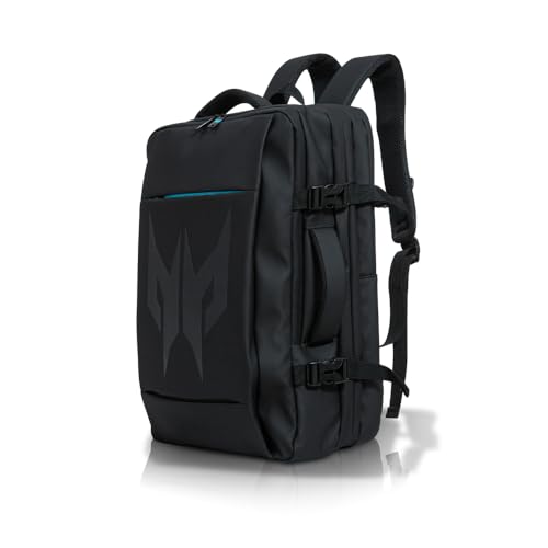 Acer Predator Robust Backpack - Fits 18" Laptop, Expandable 30L, Water-Repellent, Anti-Theft Pocket, Chest Strap3