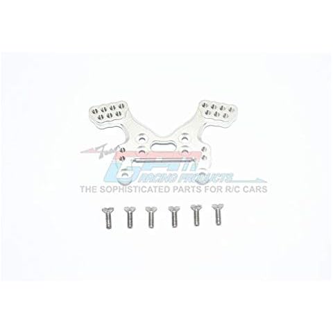 GPM RACING X-Rider 1/8 Flamingo RC Tricycle Upgrade Parts Aluminium Adjustable Rear Shock Tower - 1Pc Set Silver Cover