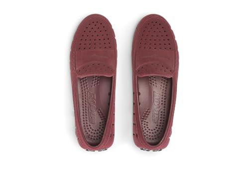 Floafers Women's Posh Driver Faux Suede Boat Shoe2