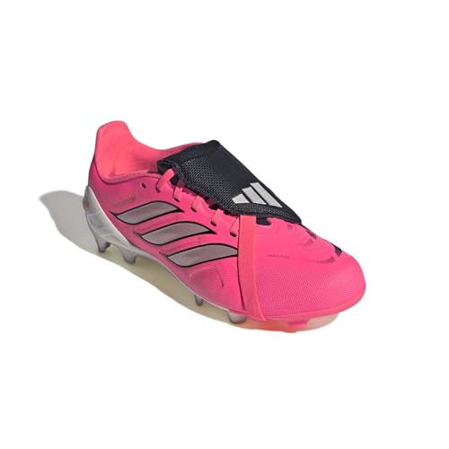 adidas Unisex League Fold-Over Tongue Firm Ground Foot, Solar Turbo/Thermal Chrome/Black, 3.5 - image 6