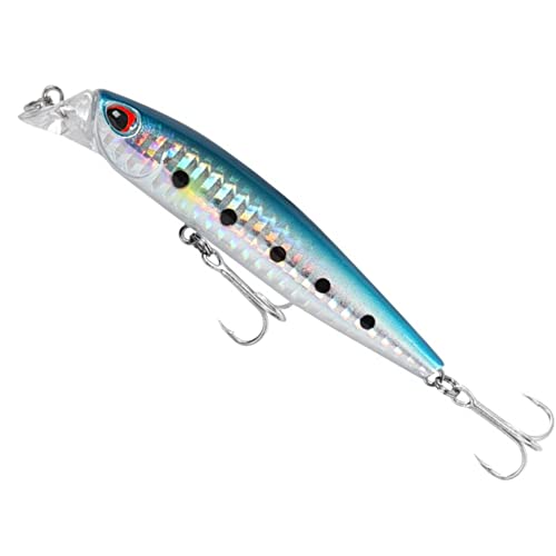 リップレス フローティング ミノー FuriFuri 80F (ブルーイワシ) 1枚目