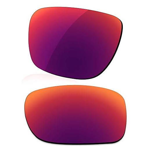 LenzReborn Lente polarizada de substituição para óculos de sol Oakley Holbrook Mix OO9384 - Mais opções, Roxo real - polarizado espelhado, One Size