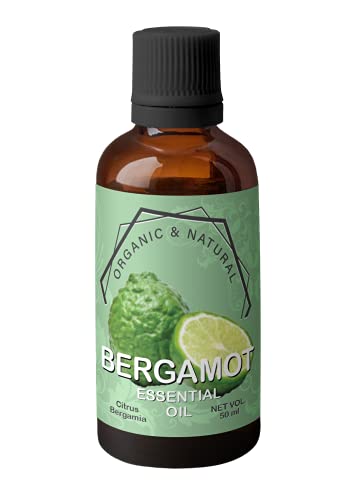 Image of Heilen Biopharm Food Grade Edible Bergamot Essential Oil For Skin Nourishment, Anti-Acne, Anti-Wrinkle - 100 mL Bottle Pack of 1