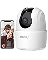Imou 3MP Telecamera Wi-Fi Interno Videocamera Sorveglianza 2K, Rilevamento Umano, Audio Bidirezionale, Tracciamento di Movimento con Sirena, Compatibile con Alexa, Rotazione a 360°, 2.4Ghz Ranger 2C