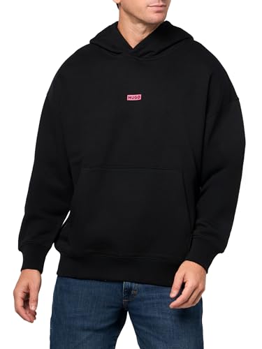 HUGO Men's Back Printed Logo Hooded Sweatshirt