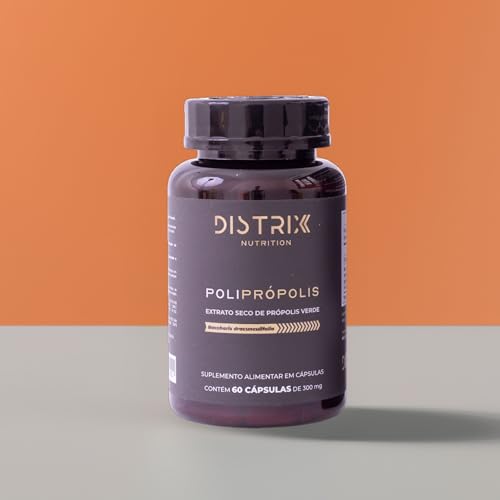 Própolis Verde PoliPropolis 15mg - 60 Cápsulas | Própolis Verde em Cápsulas | Sem Álcool - Distrix N