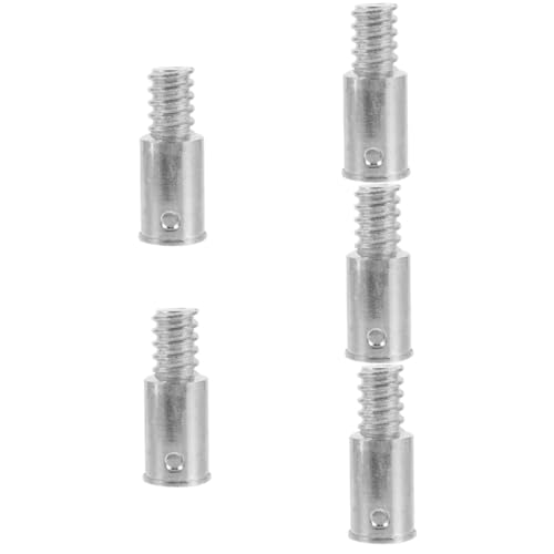 HAWILLOSCH 5pcs Threaded Handle Tips Adapter for Broom Mop Sturdy Threaded End Compatible Various Poles Easy Installation for Household Commercial Cleaning Design