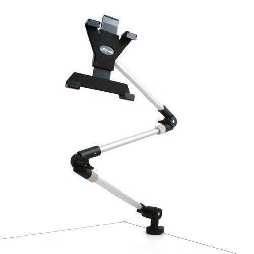 System-S - Supporto da Tavolo con Braccio orientabile Flessibile e Morsetto da Tavolo per iPad PRO (12, 9")