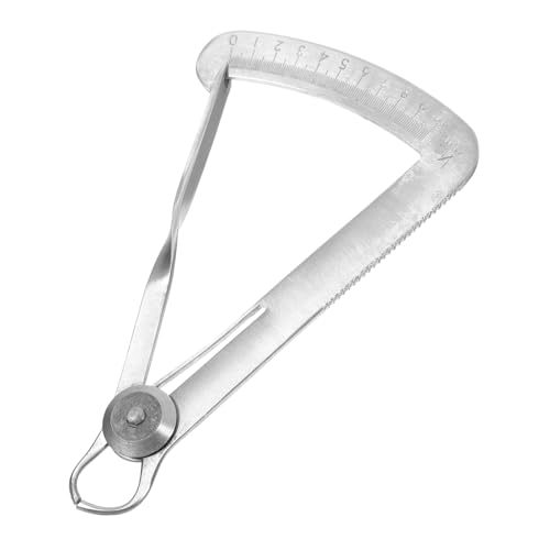 OSOLADY Triangular Caliper Calipers Precision Caliper Jewelry Thickness Caliper Wax Thickness Gauge Inside Diameter Measuring Cal Wax Measurement Caliper Stainless Steel Silver