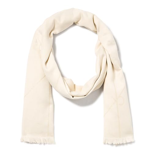 Calvin Klein Women's Accessories Scraf, Eggshell, One Size
