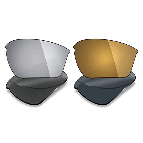 Image of Mryok 2 Pair Polarized Replacement Lenses for Oakley Half Jacket 2.0 XL Sunglass - Options