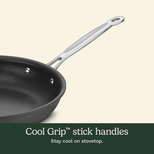 Image of Cuisinart Chef's Classic Nonstick Hard Anodized 17 Piece Set w /Tempered Glass Lids