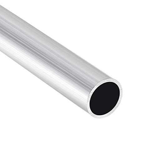 uxcell 6063 Aluminum Round Tube, 300mm Length 14mm OD 12mm Inner Dia Seamless Aluminum Straight Tubing 2 Pcs