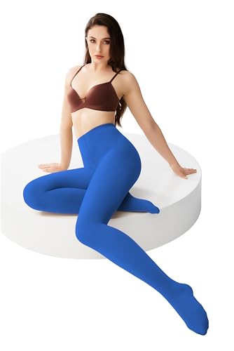 Image of leg elegant Women's 80 Den Microfiber Soft Opaque Tights Pantyhose