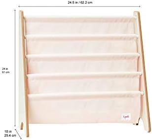 3 Sprouts Book Rack, Owl/Gray