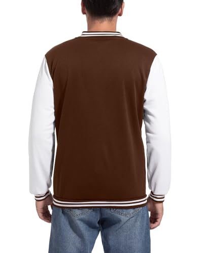 DHSPKN Men's Varsity Baseball Jacket Causal Slim Fit Varsity Letterman Jacket Boys Bomber Jackets2