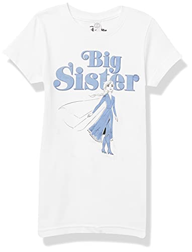 T-shirt Frozen 2 Disney blanc L : le cadeau idéal pour une grande sœur fan