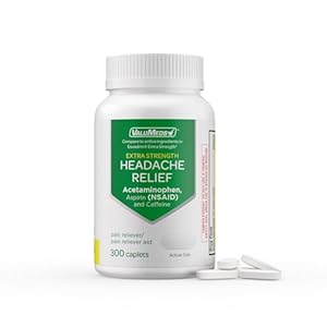 ValuMeds Extra Strength Headache Relief Caplets (300-Count) | Nonsteroidal Anti-Inflammatory Pain Reliever | Migraine Relief, Arthritis, Muscles, Joints