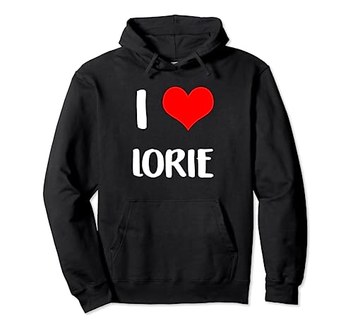 I love lorie cadeau valentine guy coeur anniversaire 6 Sweat à Capuche