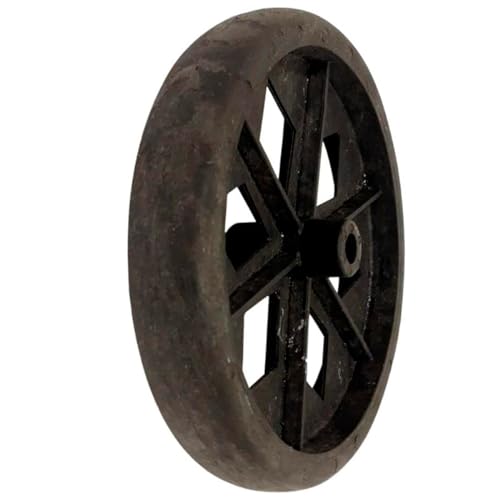 Kit 2 Roda para Carrinho de Feira Comum Reforçado Preto