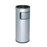 ✅ MATERIAL DE ALTA CALIDAD: Papelera fabricada en chapa de 0,8 mm de espesor. Aro inferior en PVC negro. Pintada en epoxi texturizado con 40/80 micras de espesor. Curado de la pintura al horno a 190 grados.