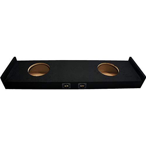 American Sound Connection ASC FTB2X10-15CREW Compatible with Ford F-150 2015-2025 Super Crew Cab Truck Dual 10" Sub Box Subwoofer Enclosure