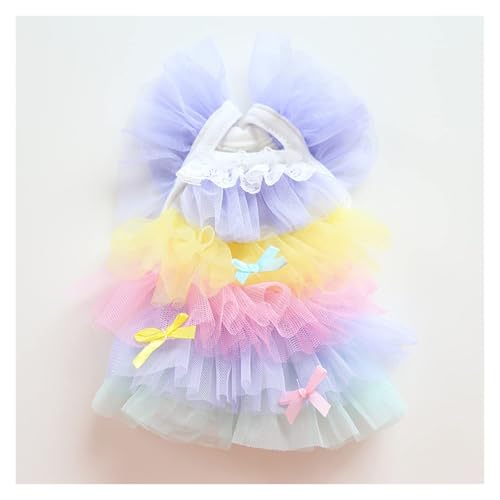 Robe de princesse en maille pour chien et chat en été taille M