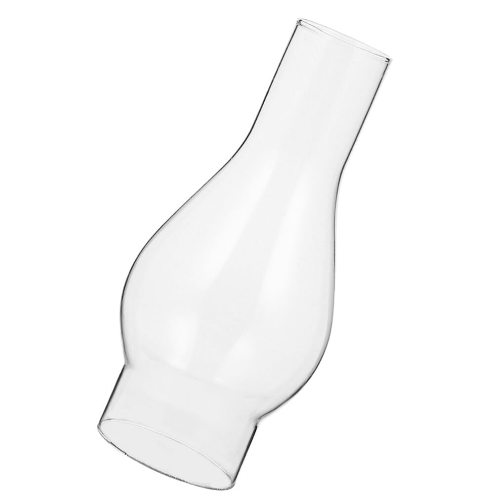 OSALADI Hurricane Lamp Glasses Kerosene Oil Lamp Chimney Windproof Glass Accessories
