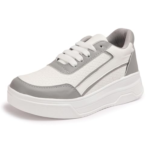 Image of Lightweight Walking Shoes Casual Lace-Up Sneaker for Women /Girls