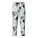 YCXUKS Pug Puppy Bone Fashion Soft Pajama Pants Teenage Fun Trousers For Home Casual Sport Medium
