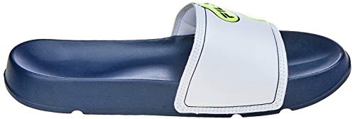 Chinelo Fila F-Beach, Masculino Marinho/Branco/Limão 39