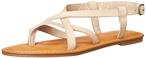 Amazon Essentials Women's Casual Strappy Sandal, Taupe, 11 UK