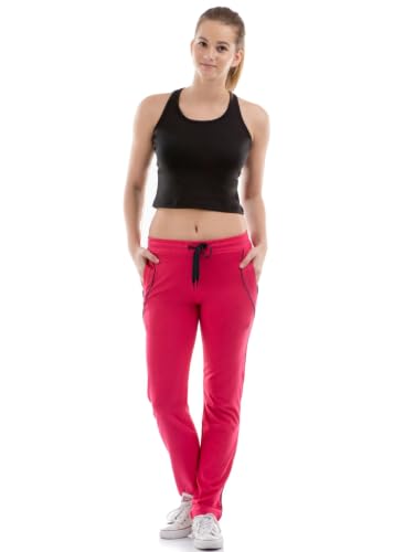 Image of Lovable Women Girls Cotton Solid Track Pant in Blue Color- NEO Classic Track-N.Blue