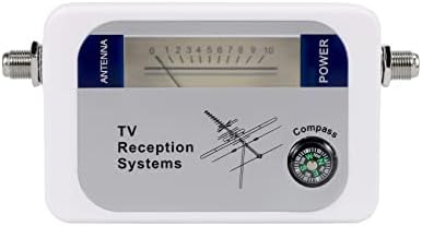 Bopfimer DVB-T Finder Digital Aerial Terrestrial TV Antenna Signal Strength Meter White