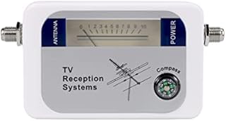 Bopfimer DVB-T Finder Digital Aerial Terrestrial TV Antenna Signal Strength Meter White