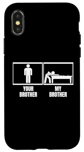 Pool Player Your Brother My Brother Sister �ʔ����r�����[�h �X�}�z�P�[�X iPhone X/XS �p