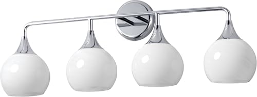 Maxim Lighting 21224MRPC Neve 4 Light 31 inch Polished Chrome Bath Vanity Wall Light