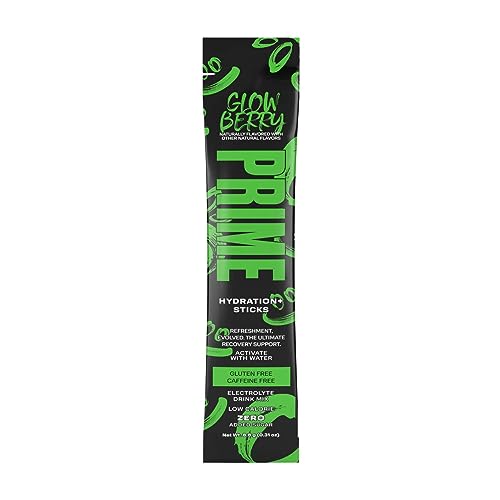 Image of Prime Hydration Drink New Edition Glowberry Naturally flavored Zero Added Sugar 8.8gm (Sticks)