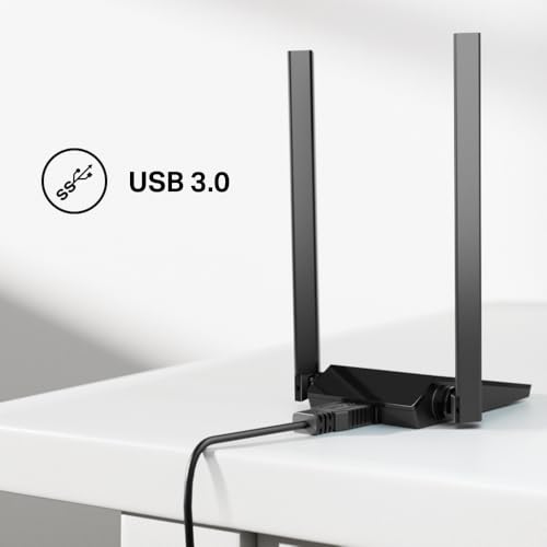 TP-Link Archer TX20U Plus WLAN Stick Für PC, WiFi 6 AX1800 Dual Band, USB 3.0, MU-MIMO, Antennen mit hoher Verstärkung… – Ansicht 6