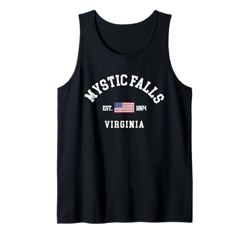 Mystic Falls Ciudad Natal Mystic Falls Camisa Estado de Virginia Camiseta sin Mangas