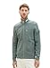 Produktbild TOM TAILOR Herren 1038716 Sweatjacke mit Stehkragen, 30358-green dust Melange, XL