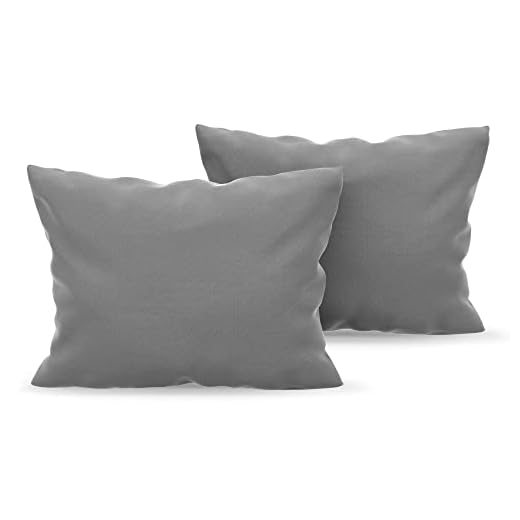 Dreamzie Taie d'oreiller (Set of 2) - pour Oreillers 40 x 60 cm - Housse Oreiller - Taie d'oreiller Microfibre Doux Et Brossé - Certifié Oeko-TEX®, Gris Anthracite