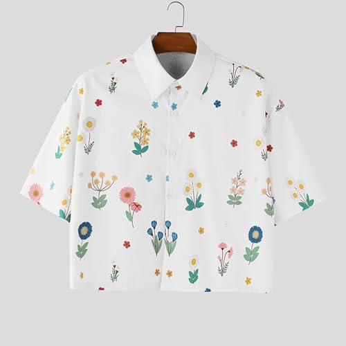 Chemise hawaïenne hommes anti-chaleur coupe ample été M