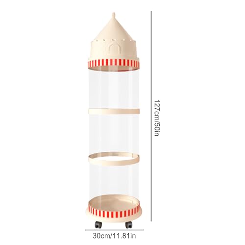 Support peluches transparent pour libérer l'espace au sol et protéger les doudous - 6