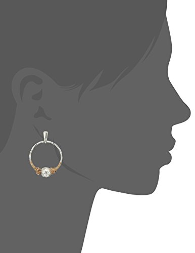 Robert Lee Morris Gypsy Hoop Earrings Wire Wrapped Beads